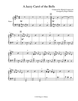 Carol of the Bells (Jazz Waltz for Solo Piano)