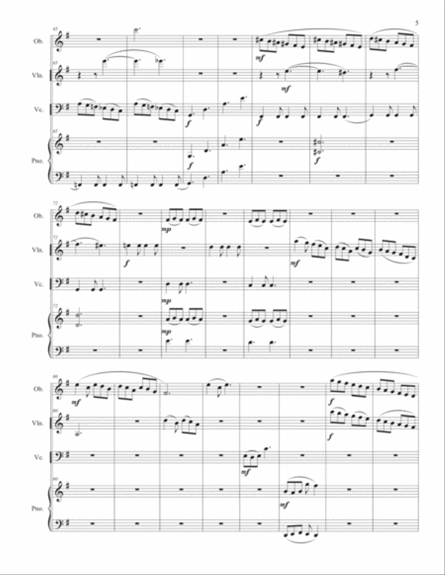 Tarantella for a Barn Dance Large Ensemble scores gallery preview page 5