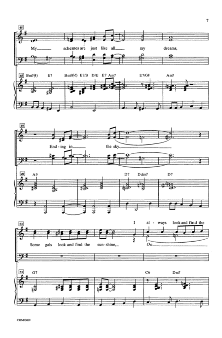 I'm Always Chasing Rainbows Choir scores gallery preview page 5