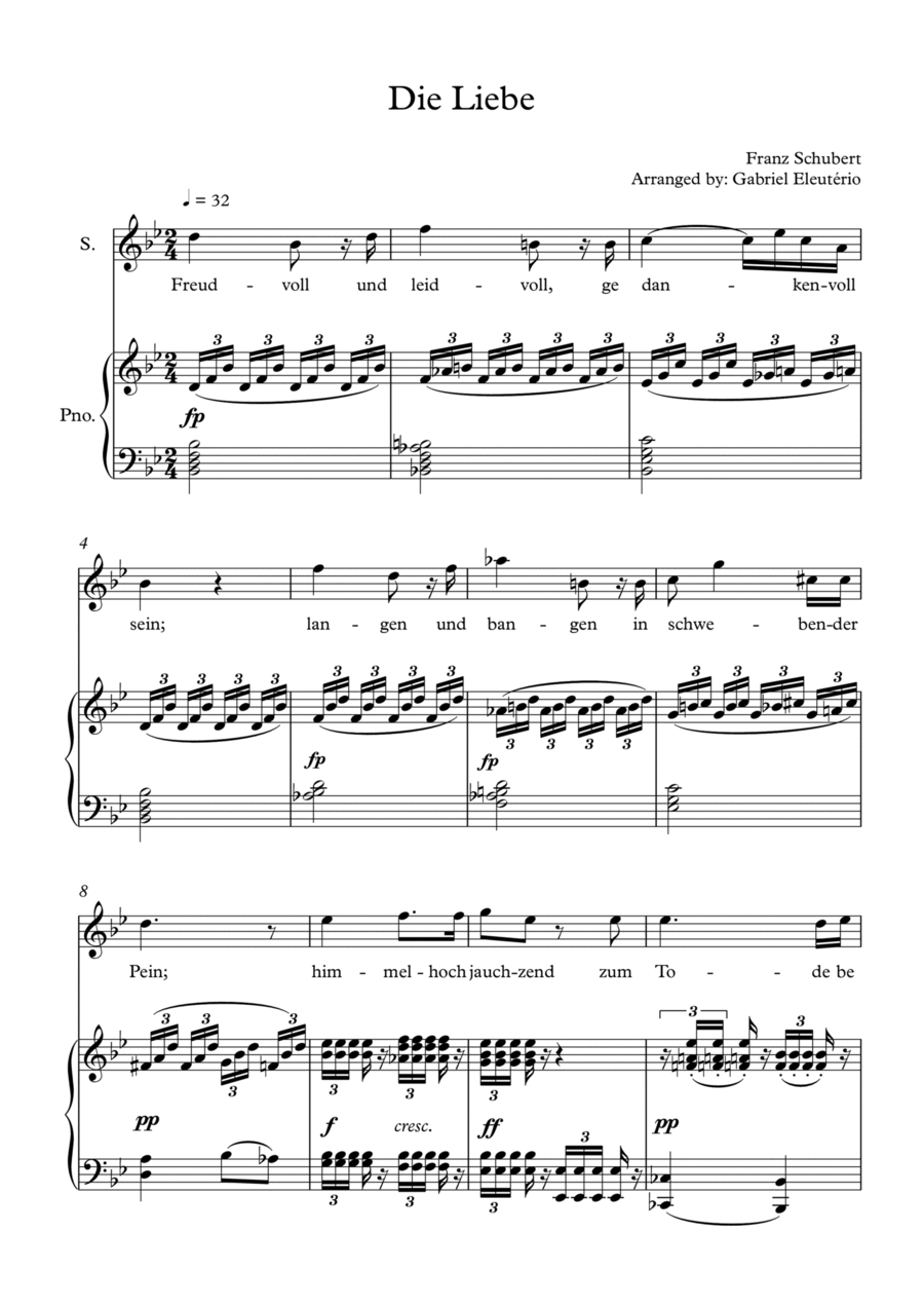 Die Liebe Voice scores gallery preview page 1