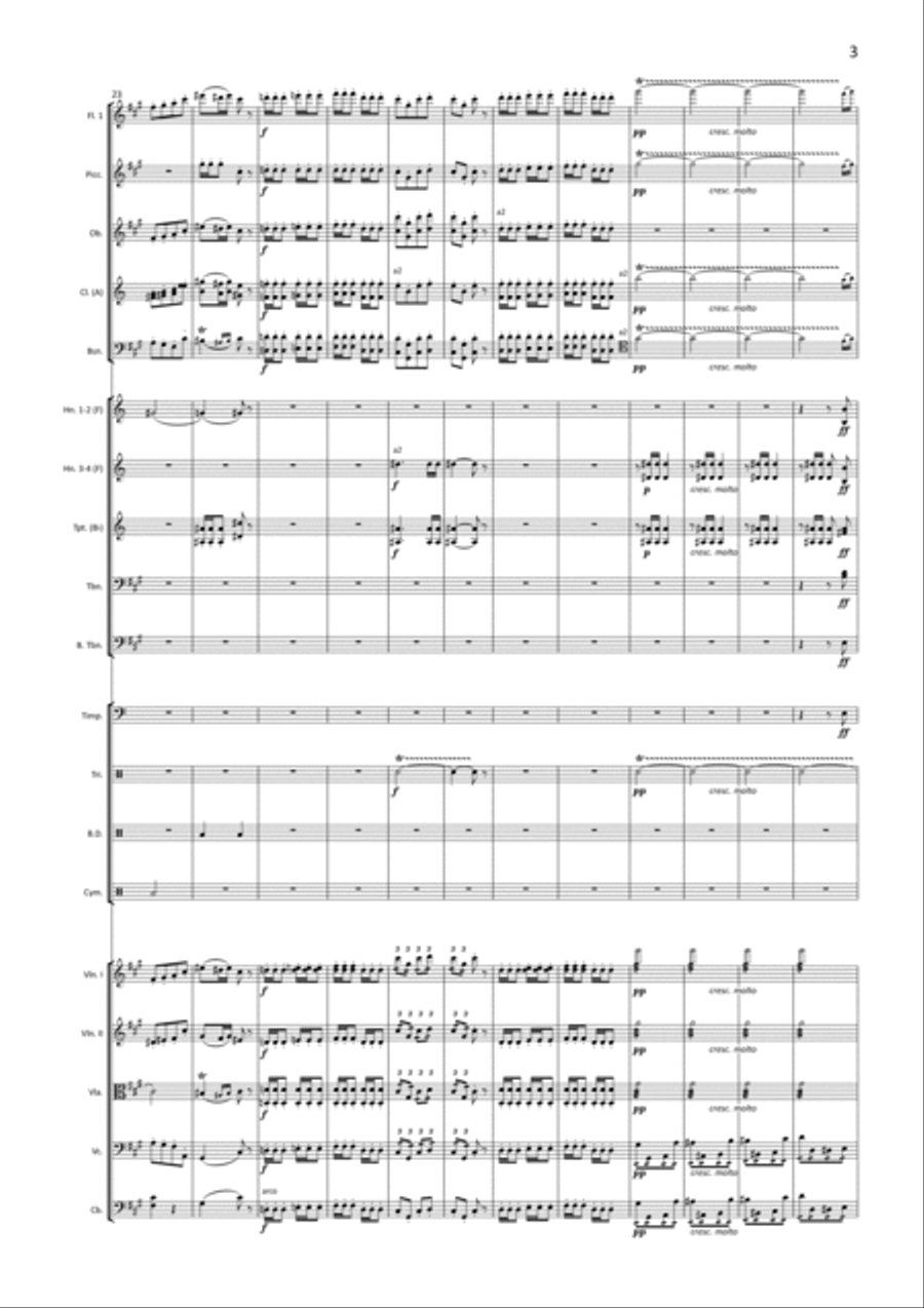 Carmen Fantasy Full Orchestra scores gallery preview page 3