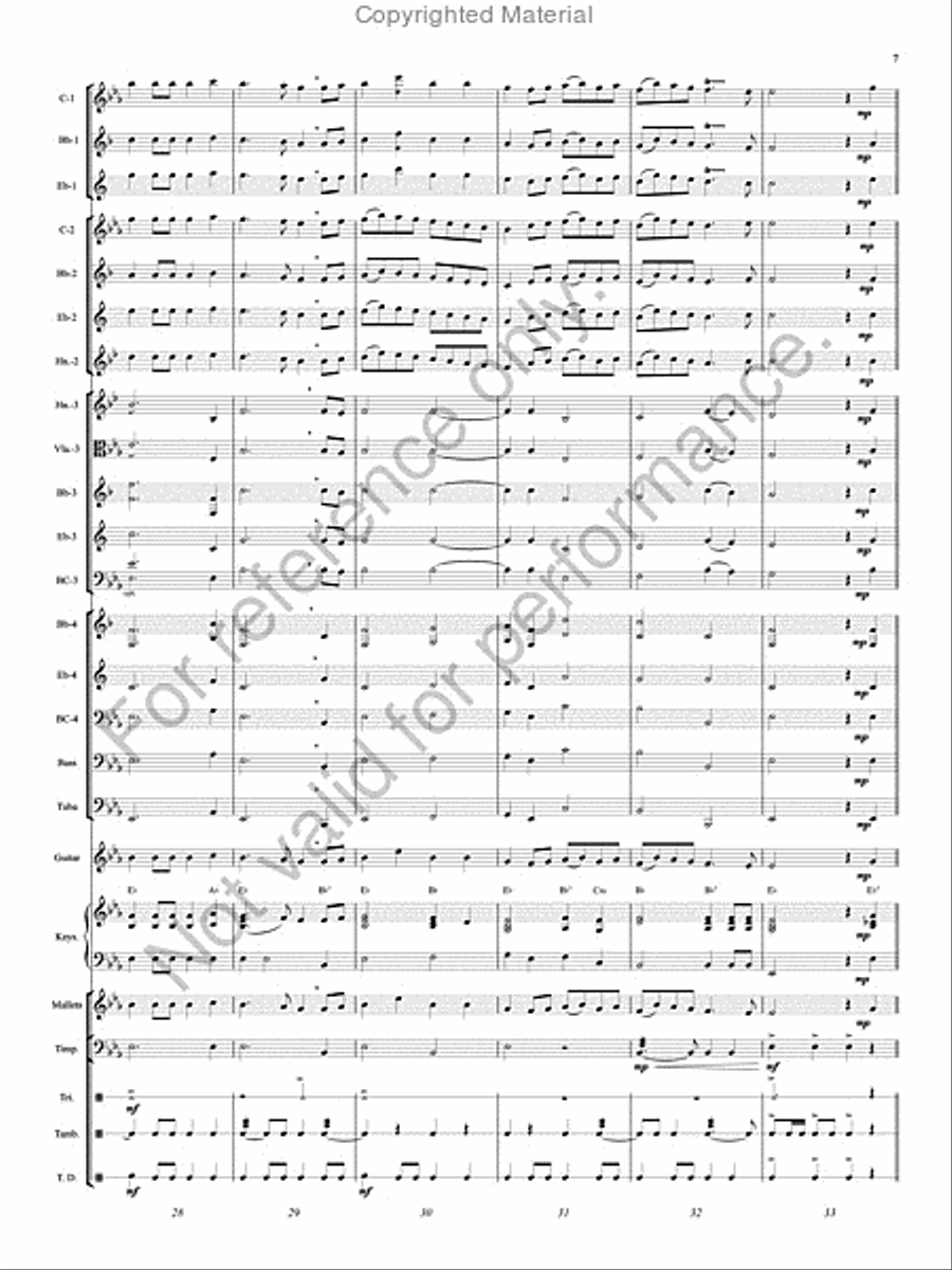 Rondeau Rondeau Concert Band scores gallery preview page 8