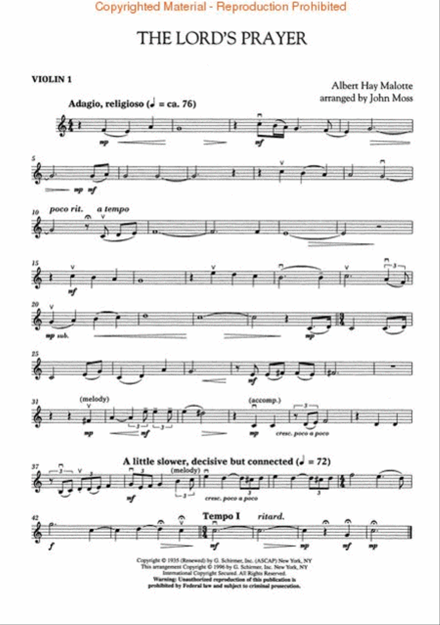 The Lord's Prayer The Lord's Prayer String Quartet scores gallery preview page 4