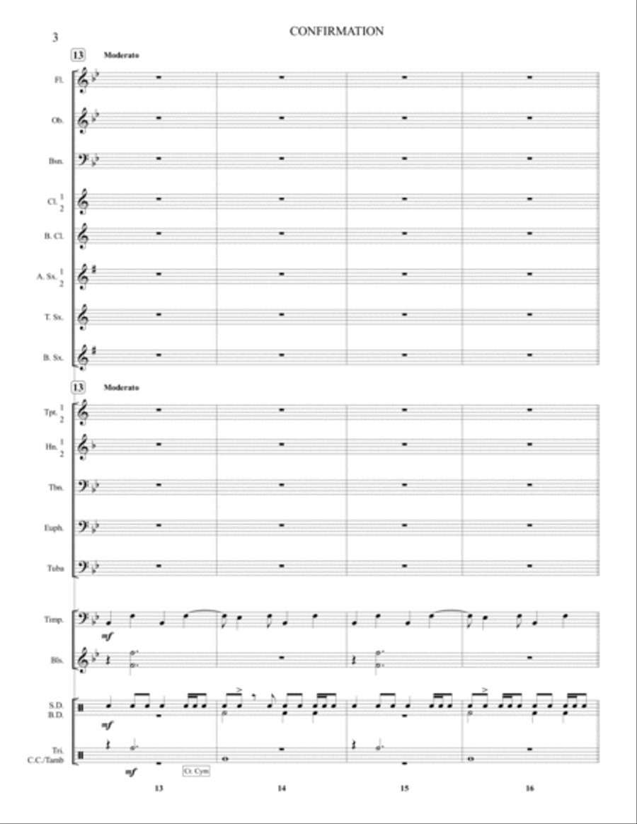 Confirmation Concert Band scores gallery preview page 4