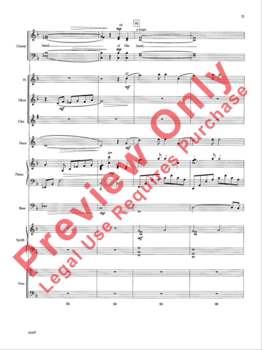 On Eagle's Wings On Eagle's Wings Choir scores gallery preview page 46