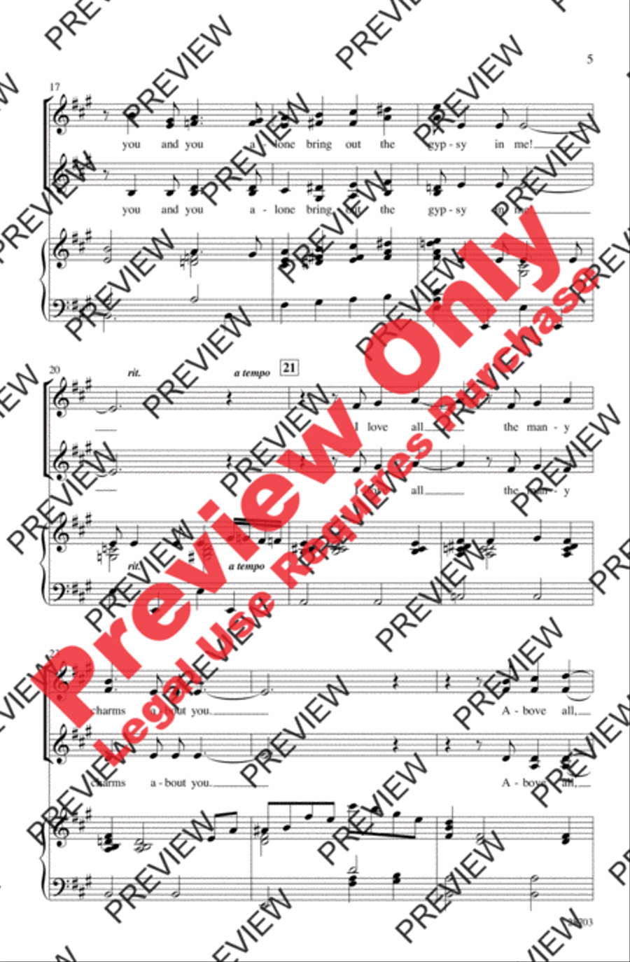 Embraceable You Embraceable You Women's Choir scores gallery preview page 4