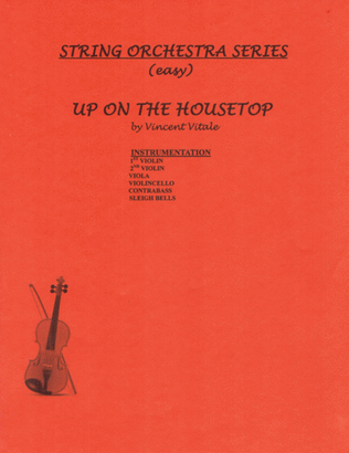 Book cover for UP ON THE HOUSETOP (easy)