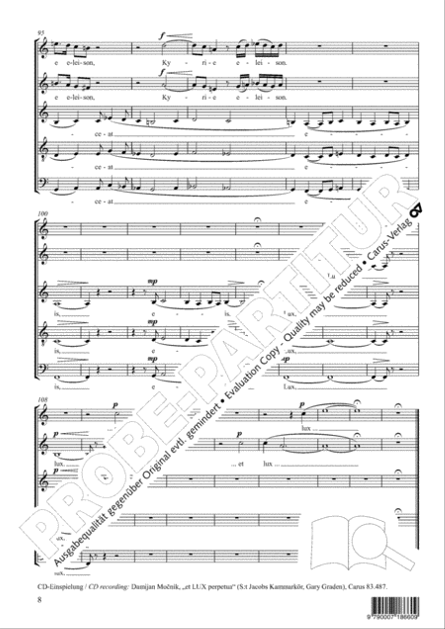 ... et lux perpetua SSA scores gallery preview page 9