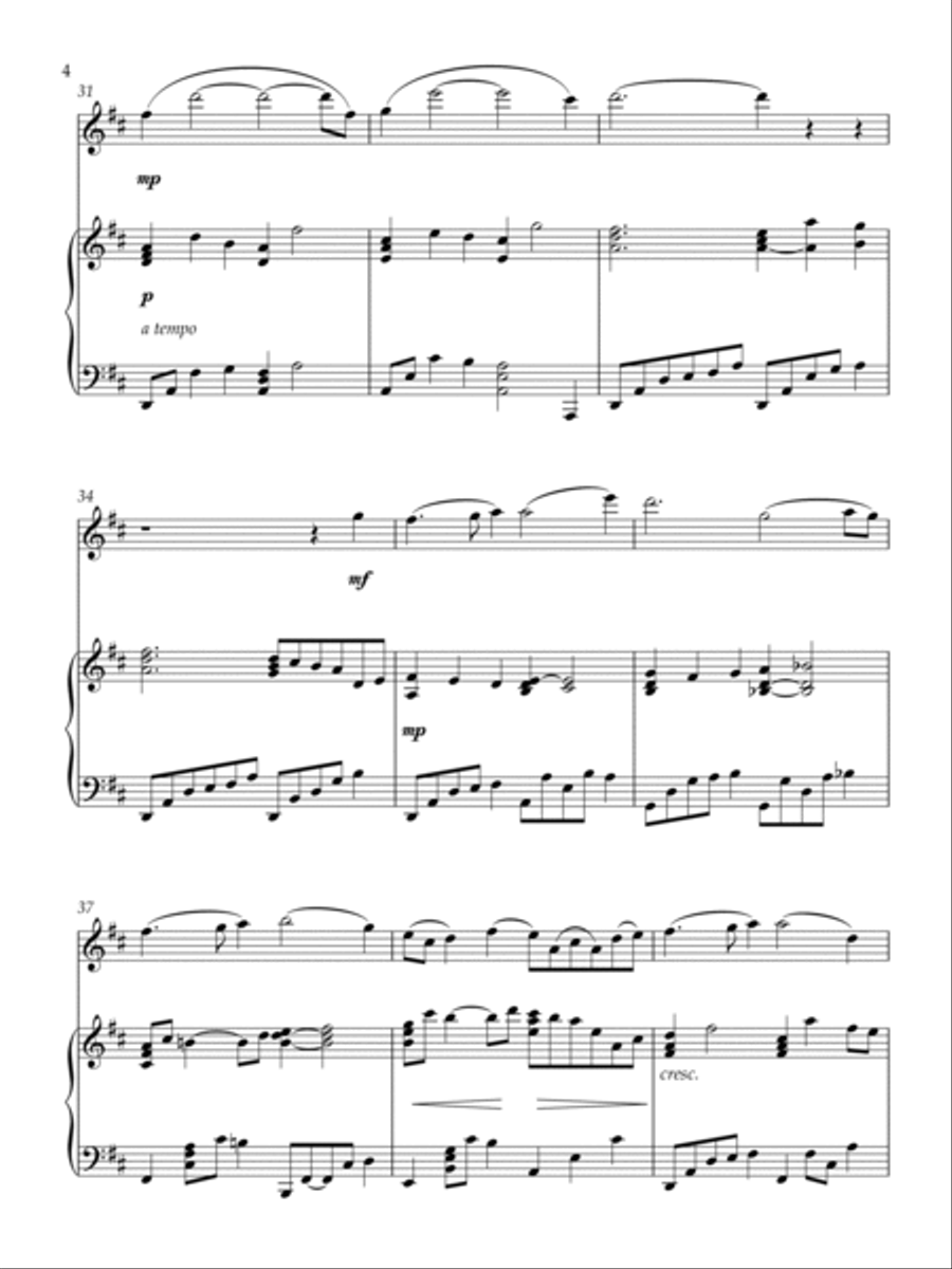 I'm Trying to Be like Jesus Violin Solo scores gallery preview page 4