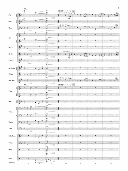 Declaration and Flourish (Movement III from the Vaughan Williams Suite): Score