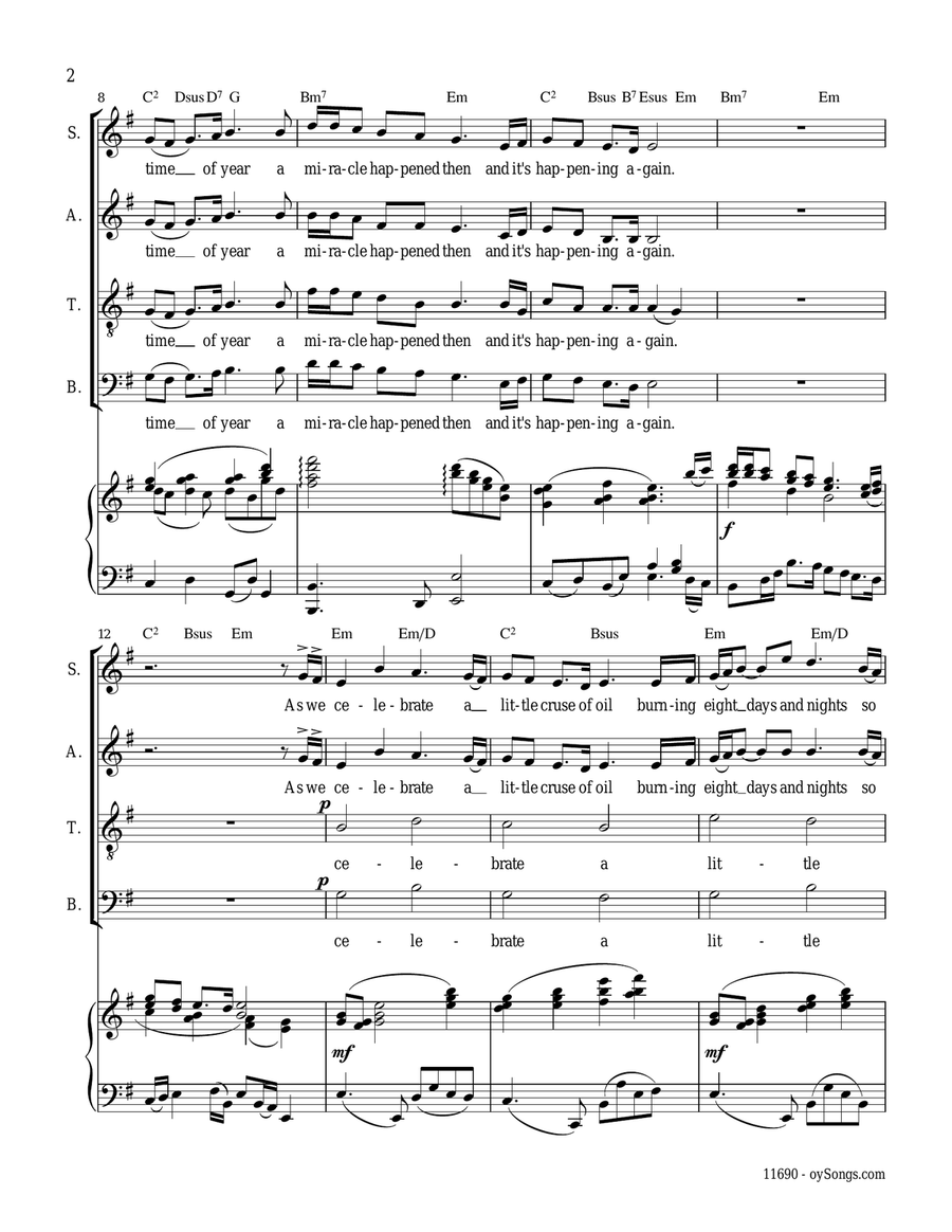 A Greater Miracle 4-Part scores gallery preview page 2
