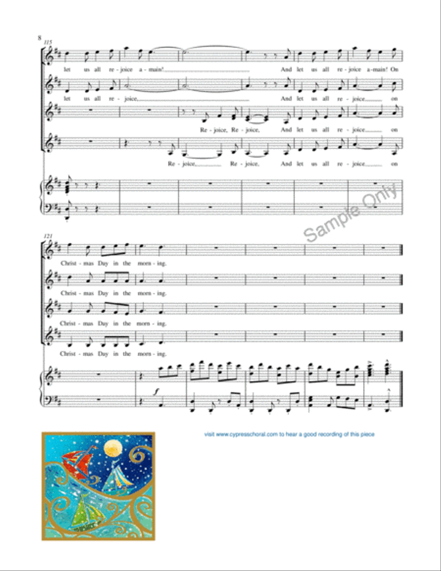 I Saw Three Ships I Saw Three Ships SSAA scores gallery preview page 9