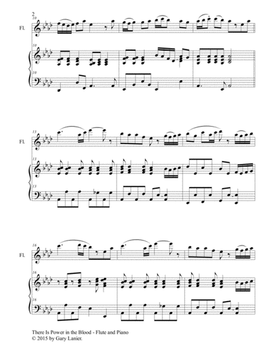 THE BLOOD OF JESUS (3 arrangements for Flute and Piano with Score/Parts) image number null