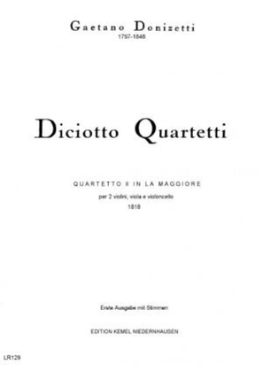 Quartetto II in La maggiore