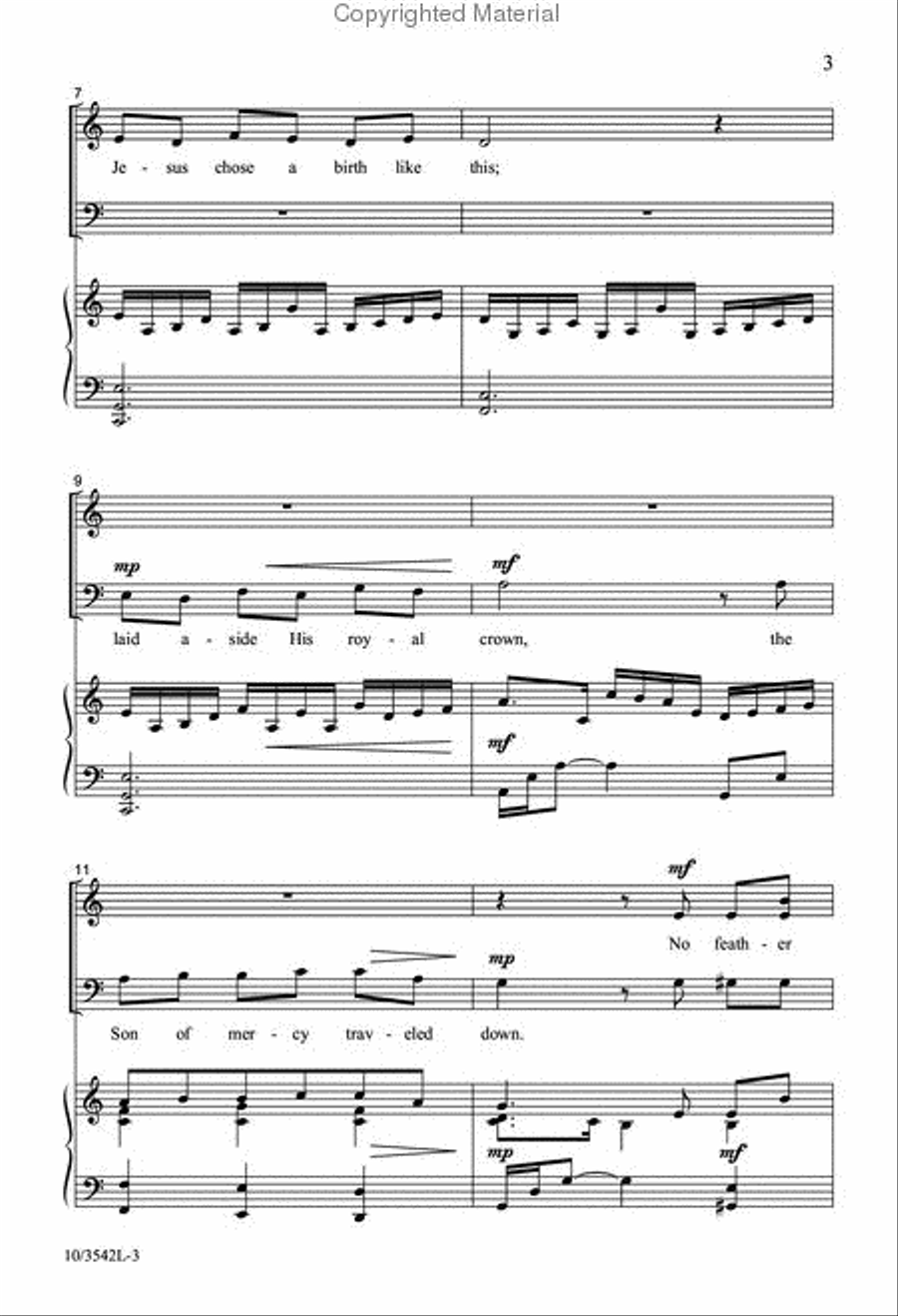 Jesus, at Your Name 4-Part scores gallery preview page 3