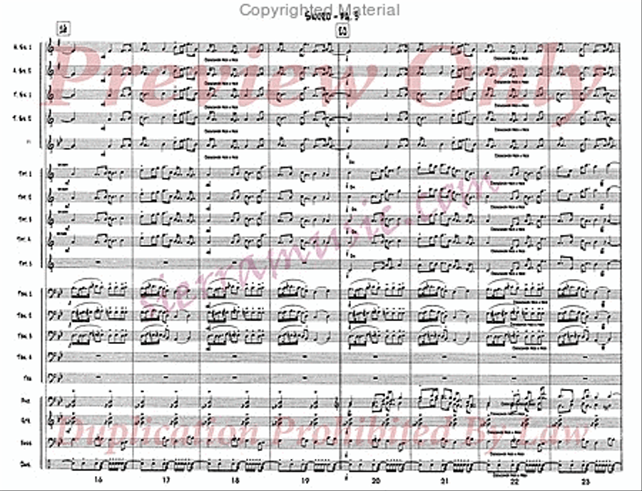 Sword Big Band scores gallery preview page 4