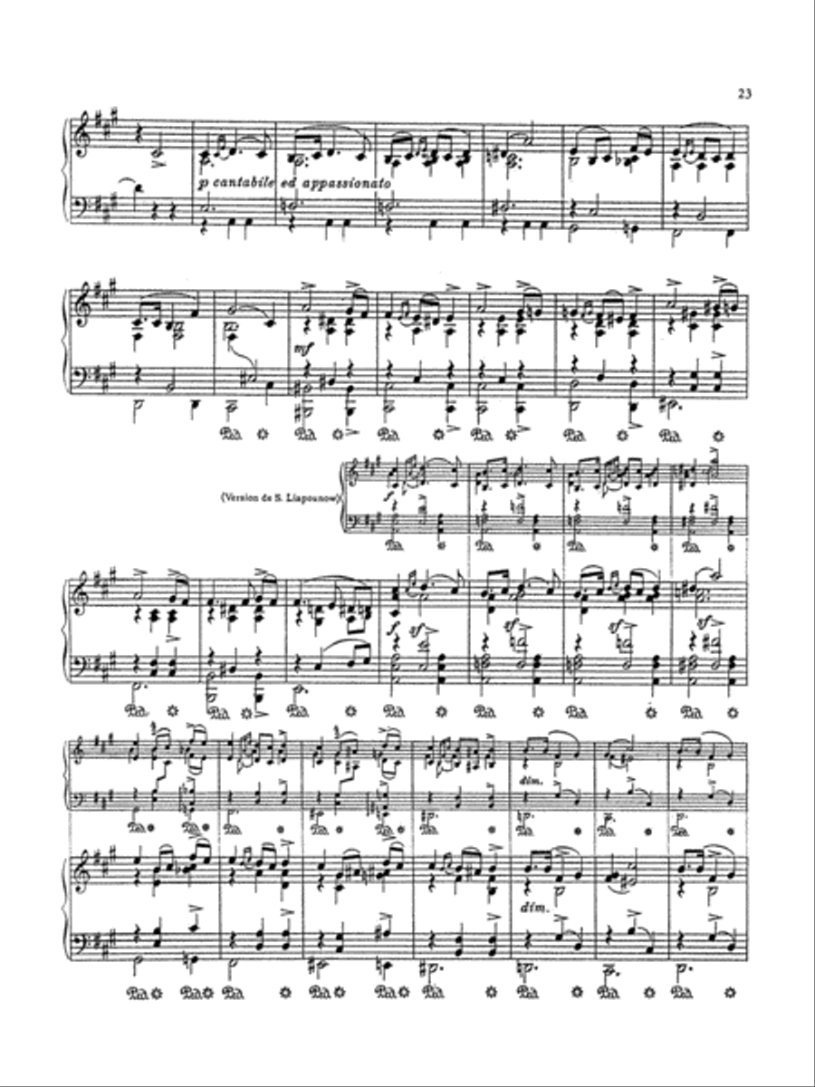 Borodin: Scherzo and Petite Suite Piano Solo scores gallery preview page 3