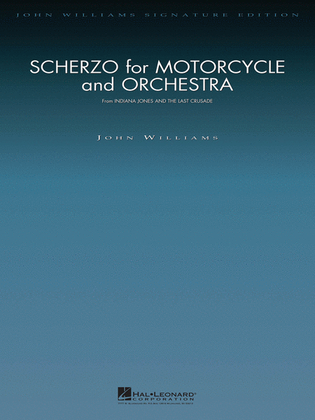 Book cover for Scherzo for Motorcycle and Orchestra (from Indiana Jones and the Last Crusade)