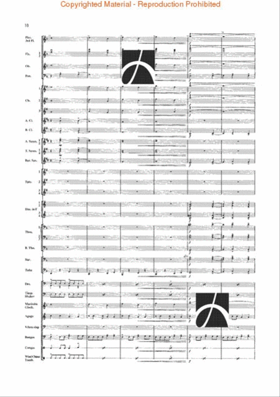Jungle Fantasy Jungle Fantasy Concert Band scores gallery preview page 15