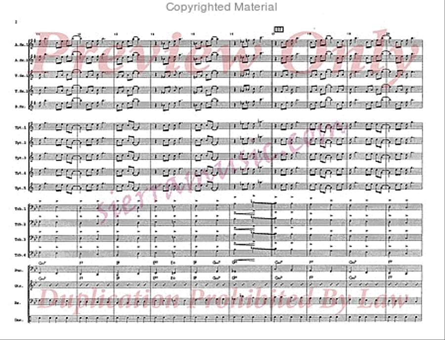 Plain Brown Wrapper Big Band scores gallery preview page 3