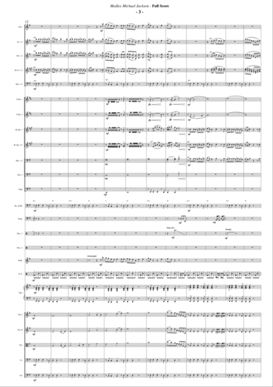 The Best Of Michael Jackson Pvg Collection Full Orchestra scores gallery preview page 2