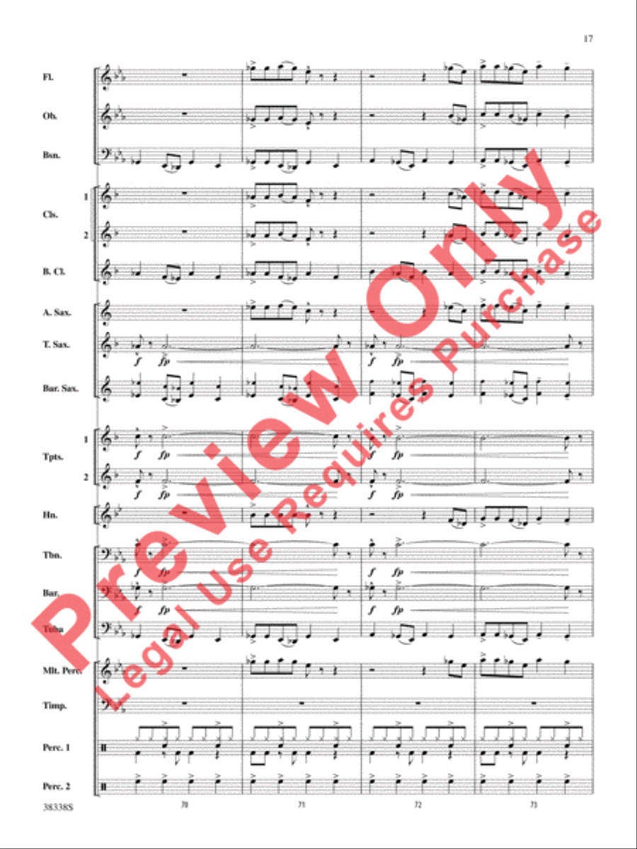 Joyful Time Concert Band scores gallery preview page 18