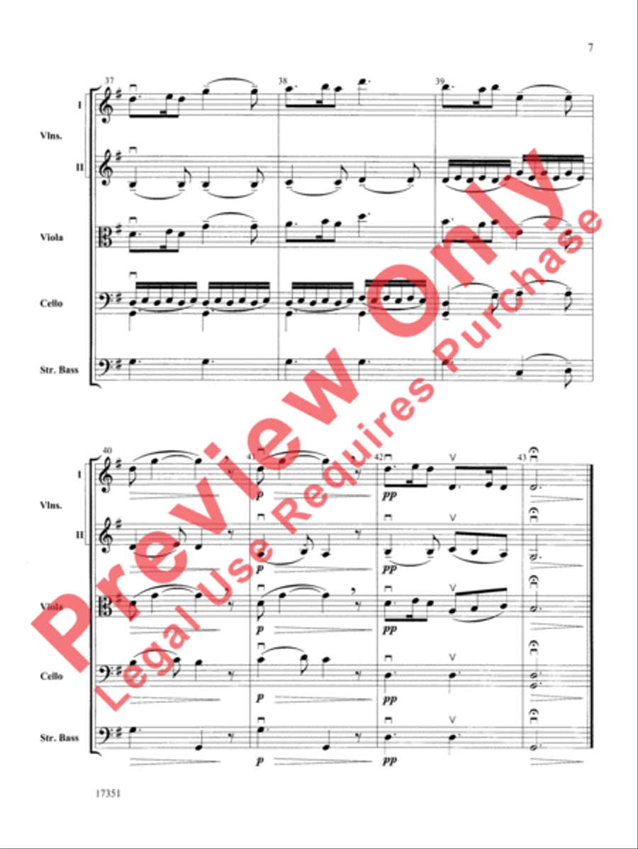 Over the Sea to Skye Over the Sea to Skye String Orchestra scores gallery preview page 8