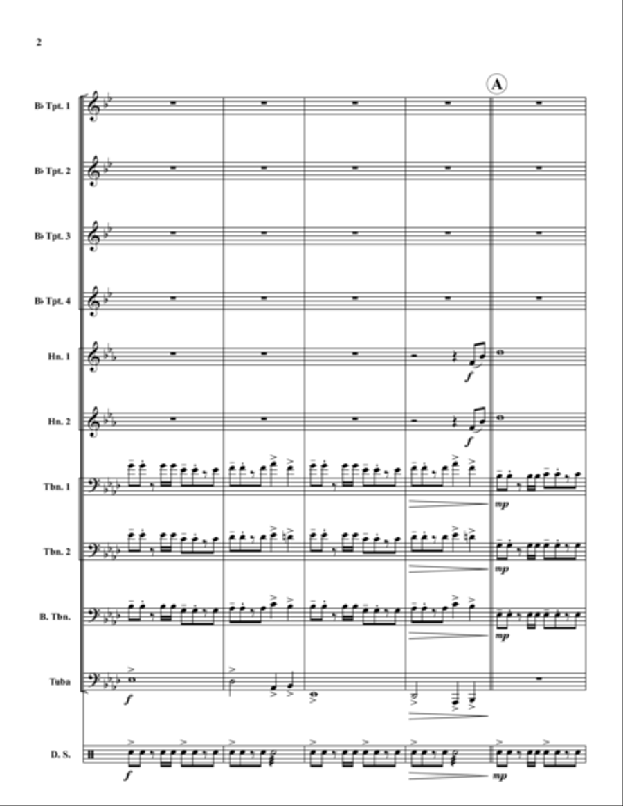 Midwest Fanfare Horn scores gallery preview page 2