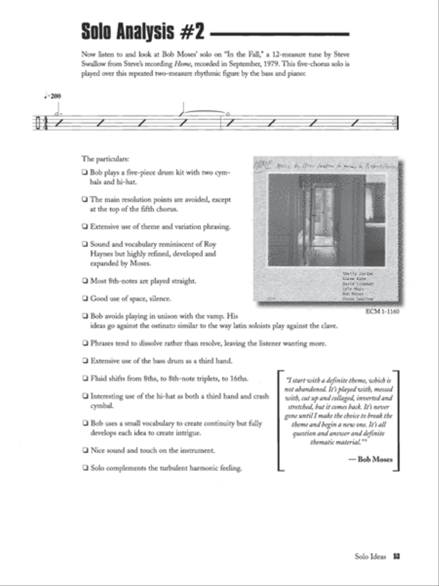 Beyond Bop Drumming Drum Set scores gallery preview page 4