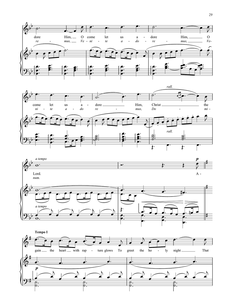 Gesu Bambino (The Infant Jesus) Voice scores gallery preview page 3