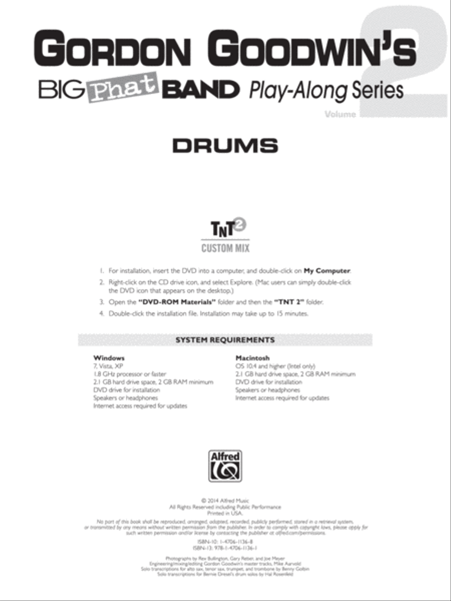 Gordon Goodwin's Big Phat Play Along, Volume 2 Drum Set scores gallery preview page 6