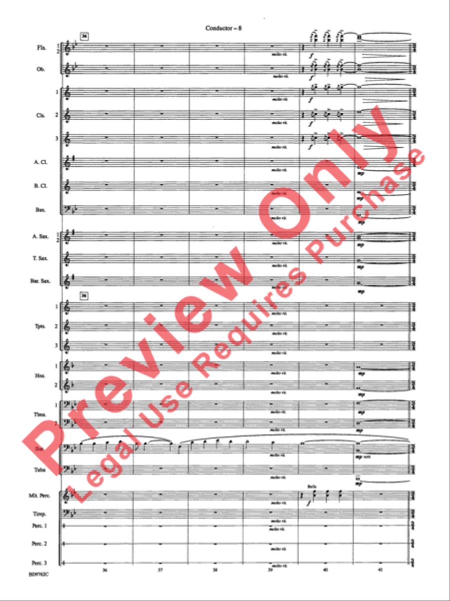 By Loch and Mountain Concert Band scores gallery preview page 11