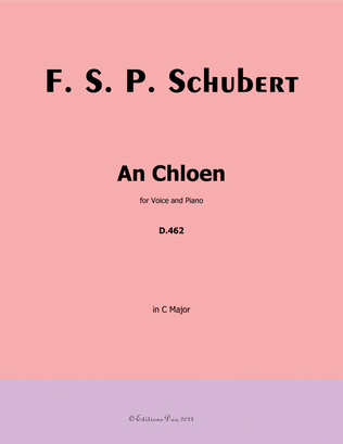 An Chloen, by Schubert, in C Major