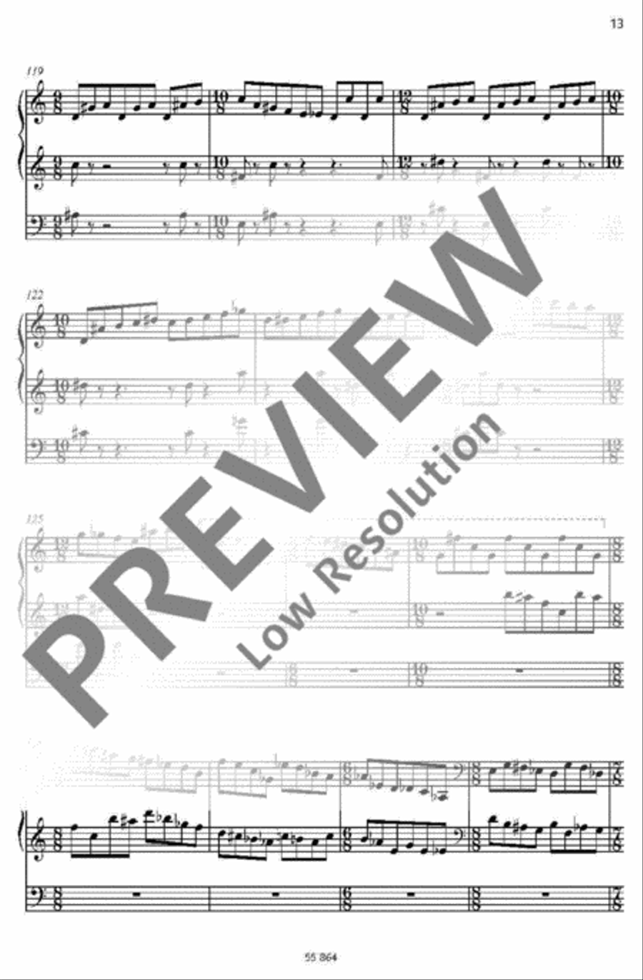 Sonate en trio No. 3 Organ scores gallery preview page 12