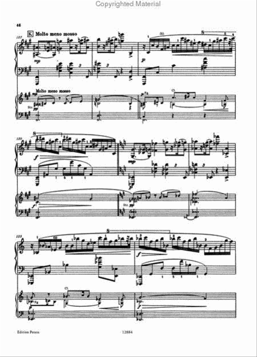 Piano Concerto in F sharp minor Op. 20 (Edition for 2 Pianos) Piano scores gallery preview page 4