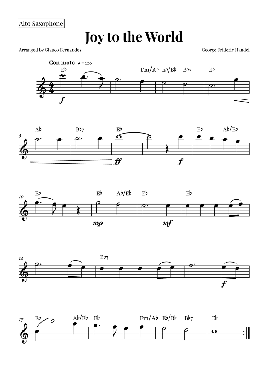 Joy to the World | BEAUTIFUL Trio Woodwind Trio scores gallery preview page 2