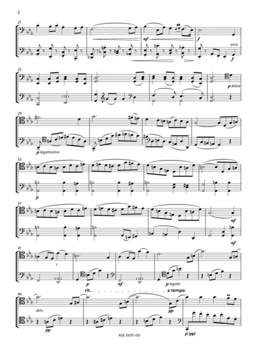 Wie einst in schöner'n Tagen - Op. 64 No. 1, for two cellos image number null