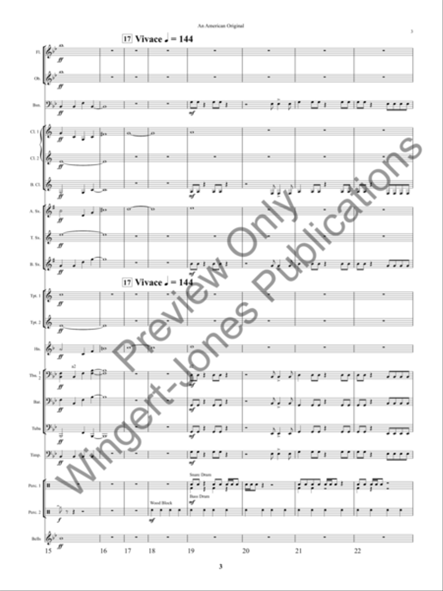 An American Original An American Original Concert Band scores gallery preview page 6