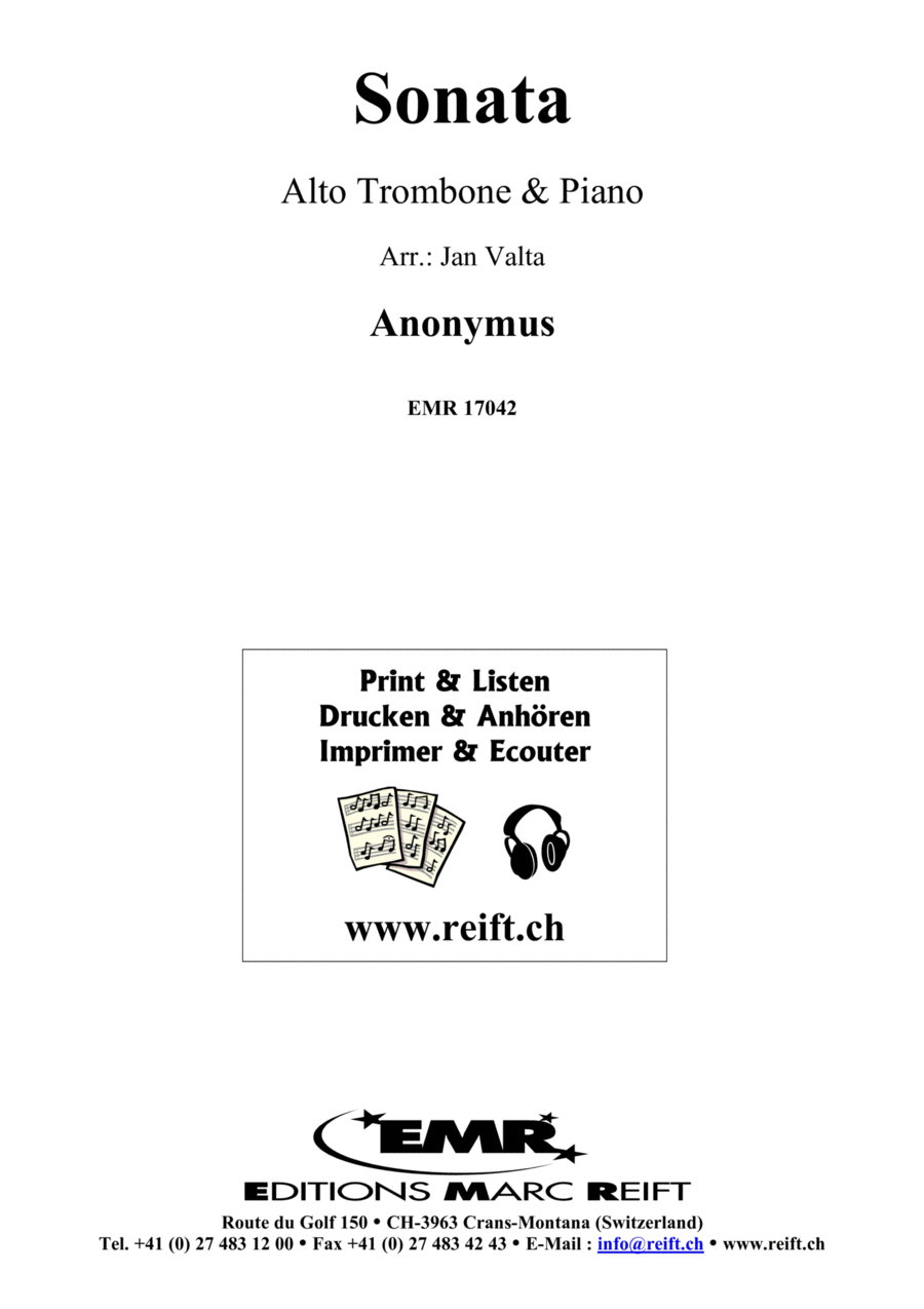 Sonata Sonata Piano Accompaniment scores gallery preview page 1