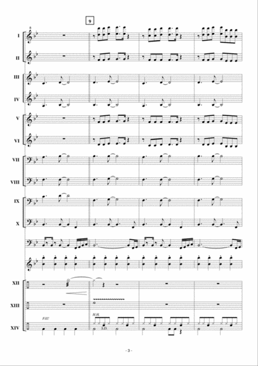 Woepsie Concert Band scores gallery preview page 4