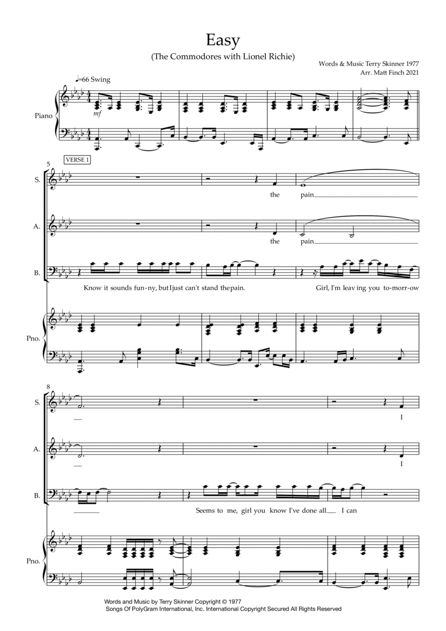 Easy 3-Part scores gallery preview page 1