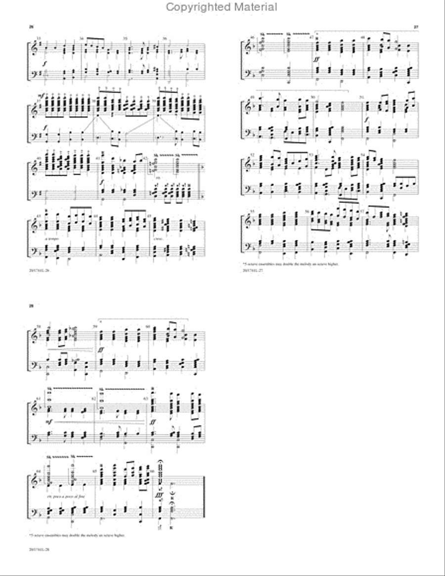 From the Cross to Resurrection 5-Octaves scores gallery preview page 5