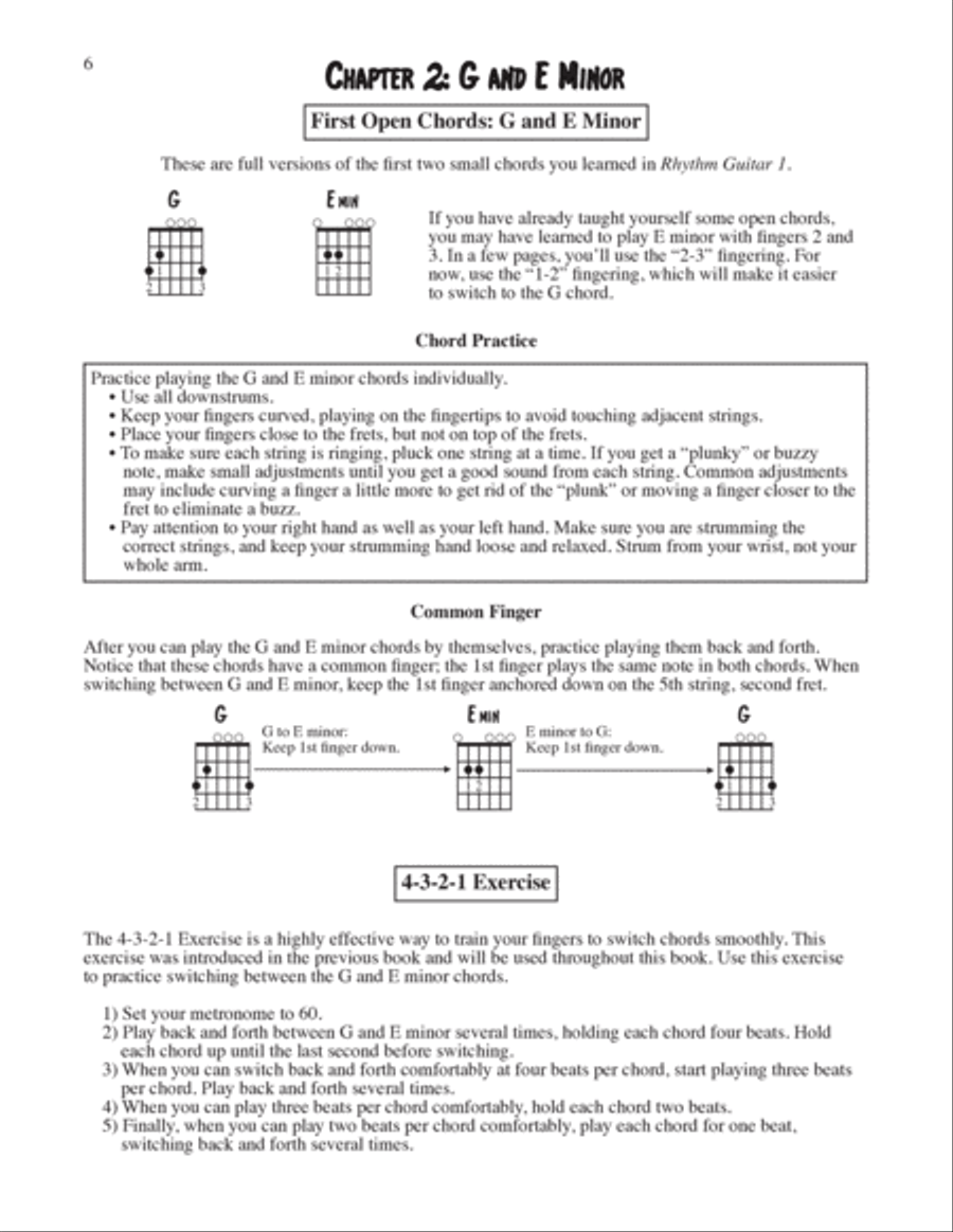Rhythm Guitar Book 2: Open Chords and Comping Patterns Electric Guitar scores gallery preview page 6