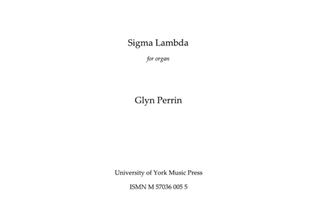 Book cover for Sigma Lambda