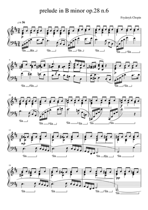 Prelude In B Minor, Op. 28, No. 6