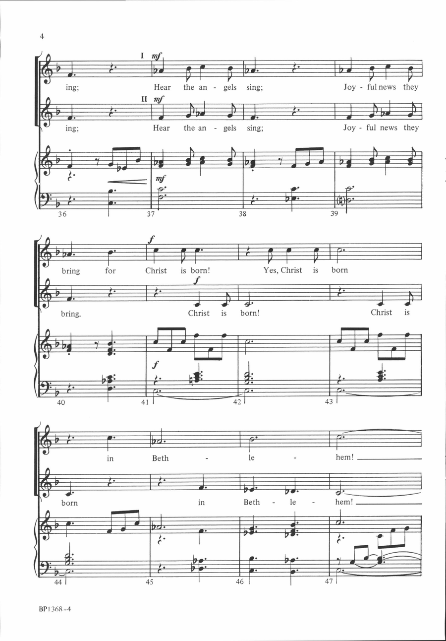 Jesus Is Born 2-Part scores gallery preview page 4