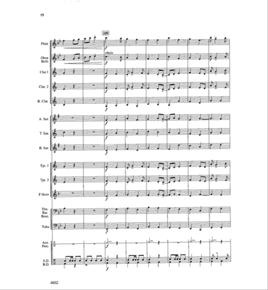 Band Avenue Concert Band scores gallery preview page 15
