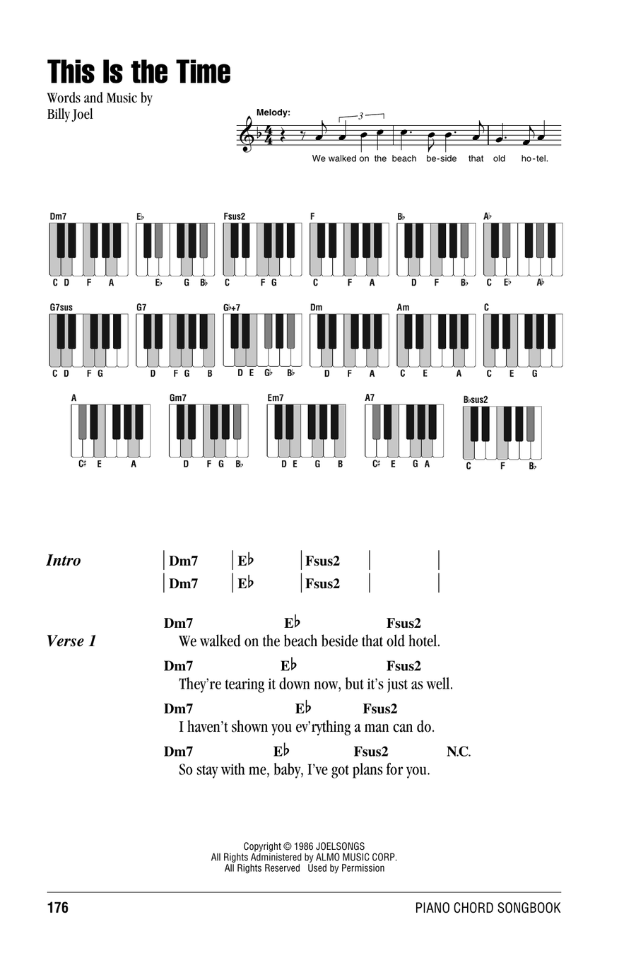 This Is The Time Piano scores gallery preview page 1