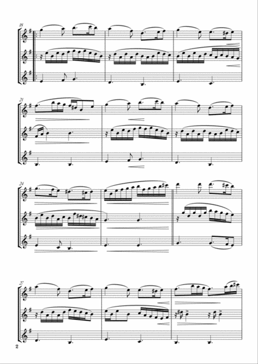 GREENSLEEVES Clarinet Solo scores gallery preview page 4