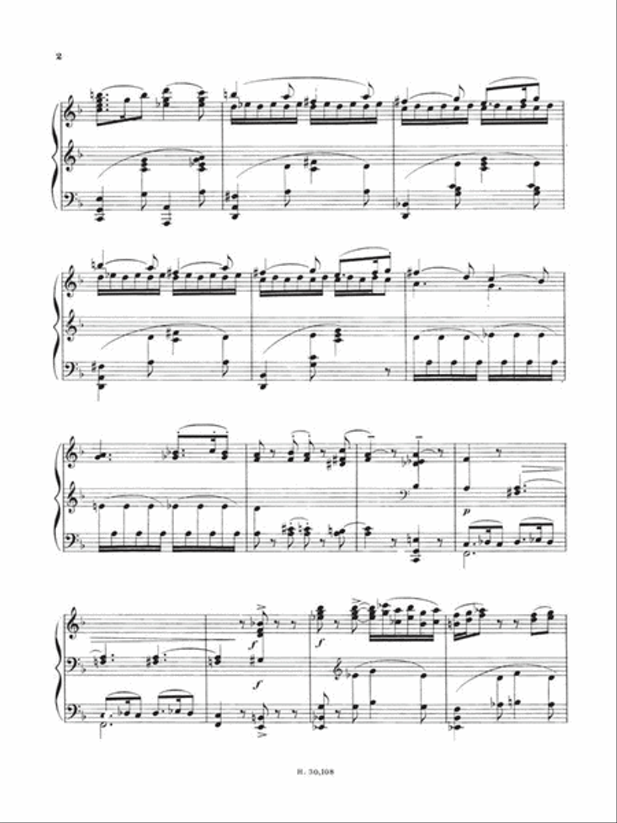 Sicilienne Piano Solo scores gallery preview page 3